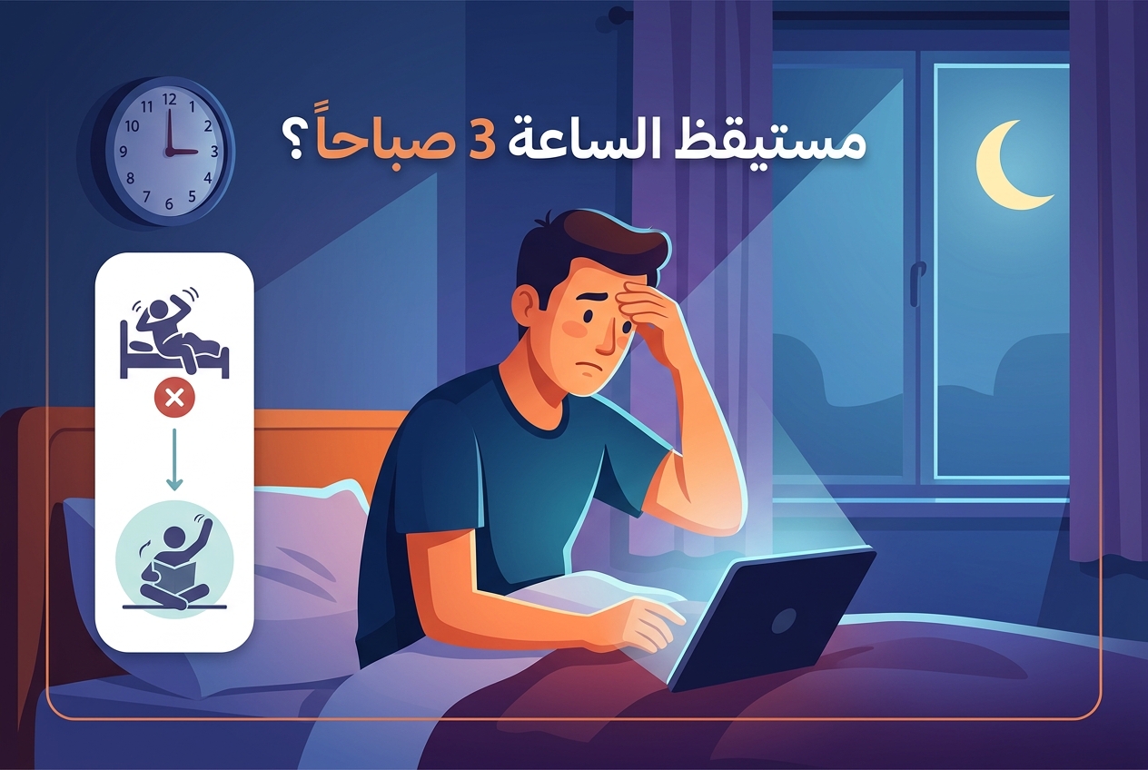 الساعة 3 صباحًا وأنت مستيقظ تمامًا. ماذا تفعل الآن؟