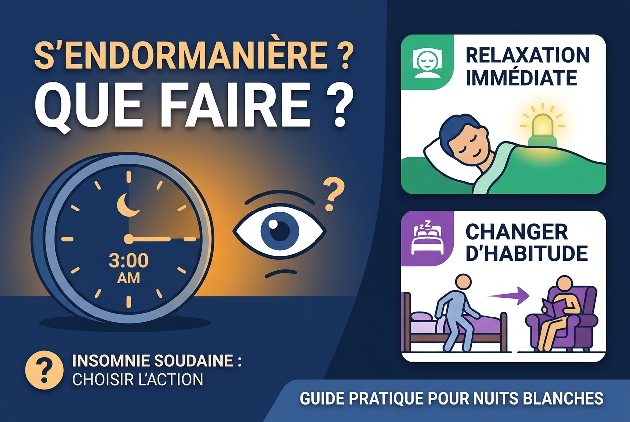 Il est 3 heures du matin et vous êtes complètement réveillé. Et maintenant ?
