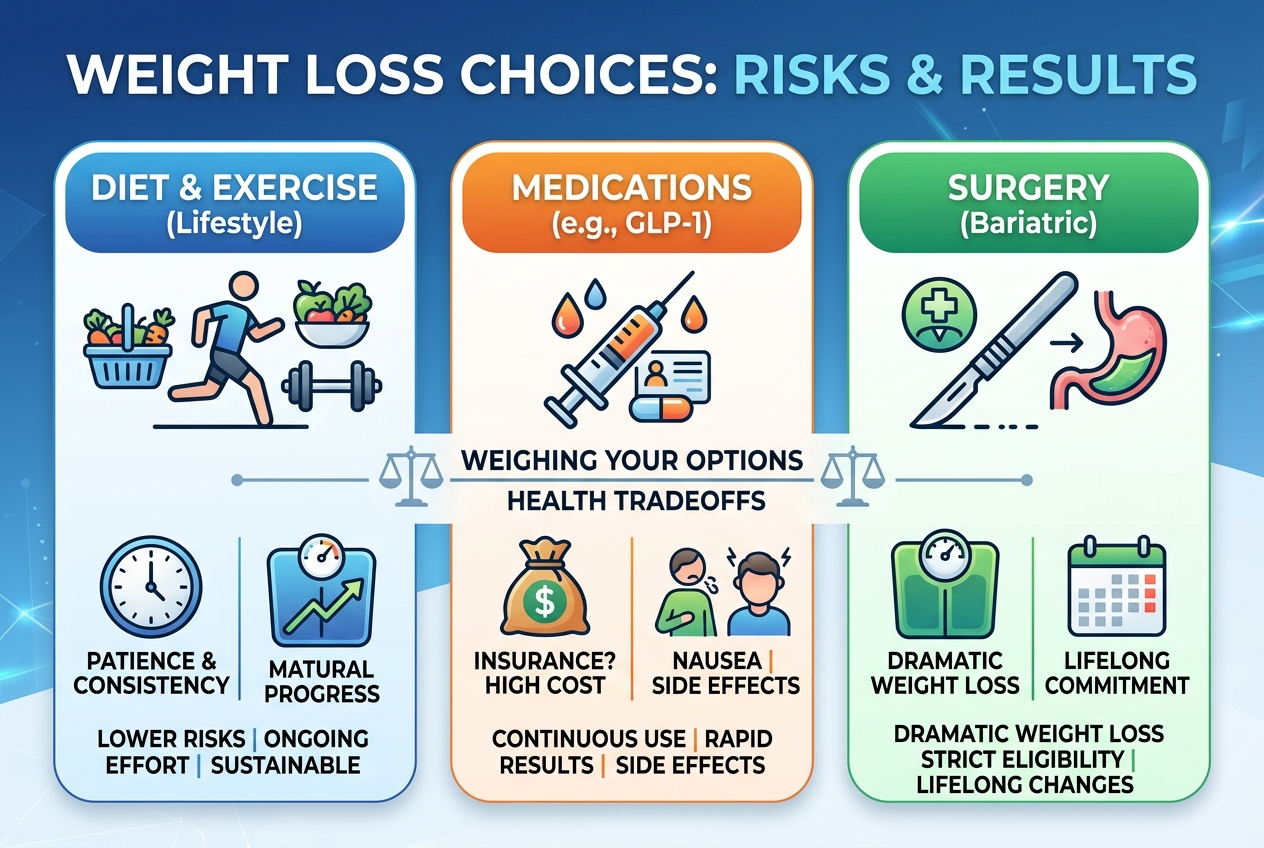 Weight Loss Choices, Real Risks, and What You Actually Get