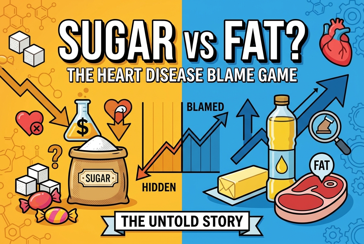 Claims About How Sugar Made Us Blame Fat for Heart Disease