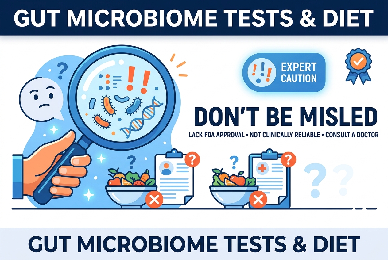 Gut Microbiome Tests Can't Guide Your Diet or Health Choices