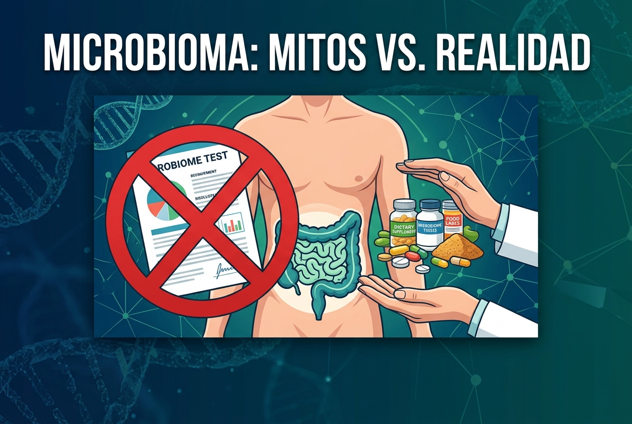 Las pruebas del microbioma intestinal no pueden guiar tu dieta ni decisiones de salud