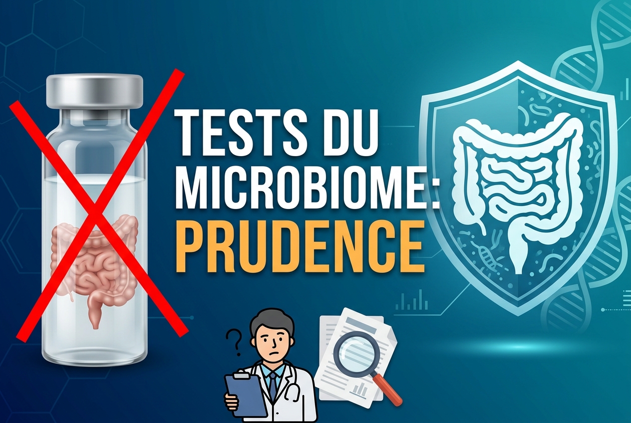 Les tests du microbiome intestinal ne peuvent pas guider votre alimentation ou vos choix de santé