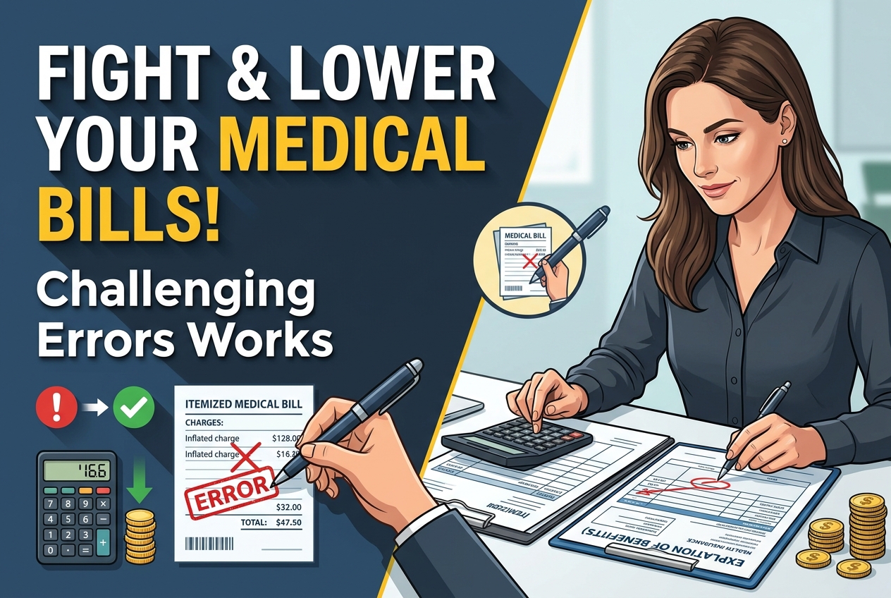You Can Fight and Lower Your Medical Bills by Challenging Errors