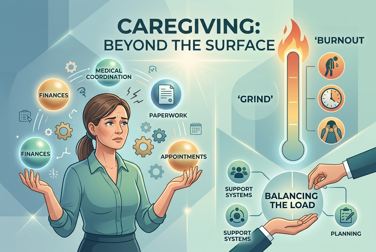 What Nobody Tells You About the Daily Grind and Burnout of Family Caregiving