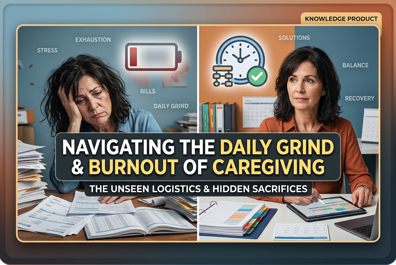What Nobody Tells You About the Daily Grind and Burnout of Family Caregiving