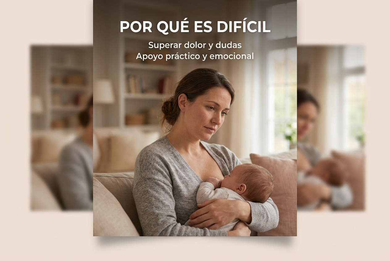 Por qué la lactancia materna se siente más difícil de lo que esperas y qué realmente ayuda
