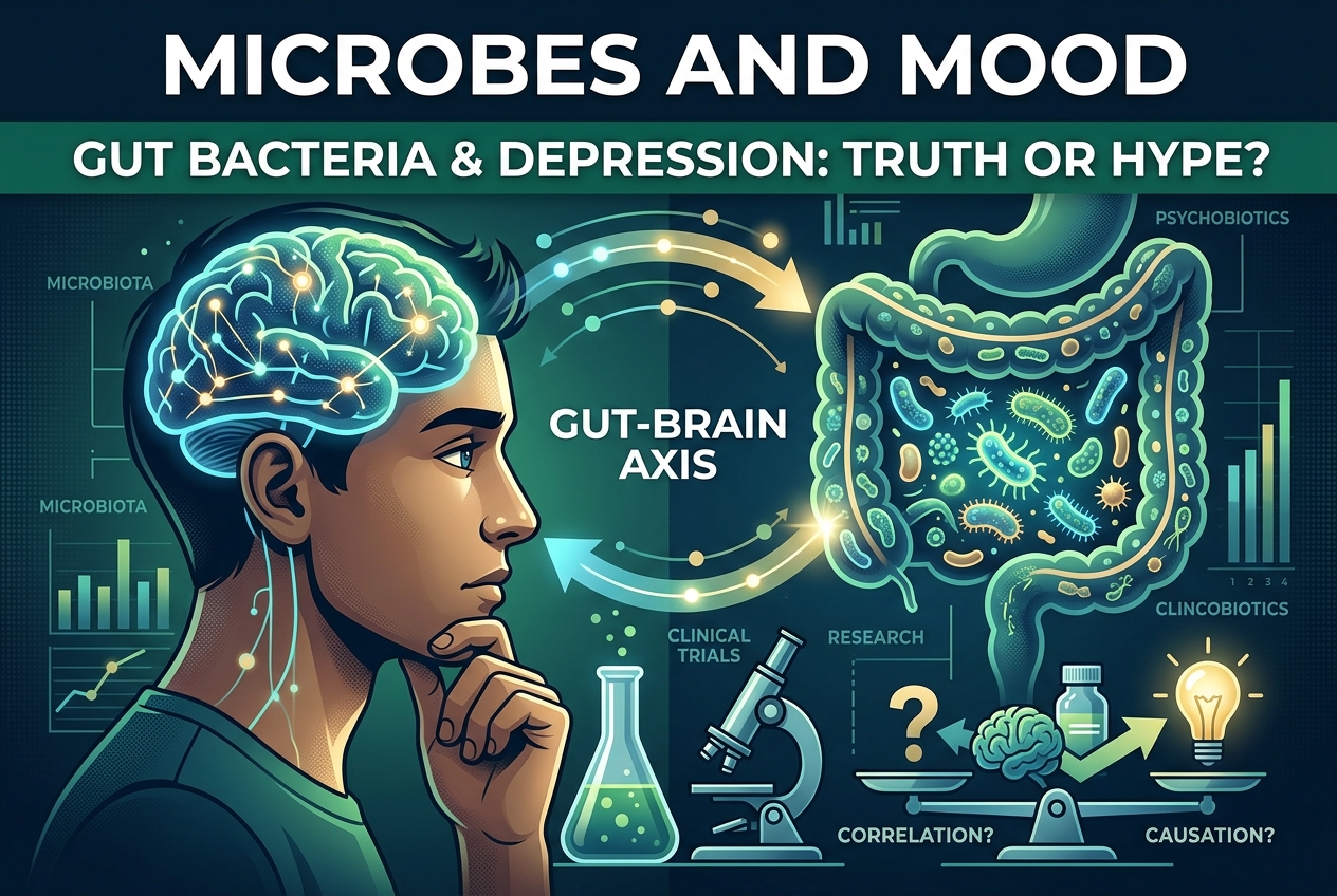 Can the Bacteria in Your Gut Ease Depression?