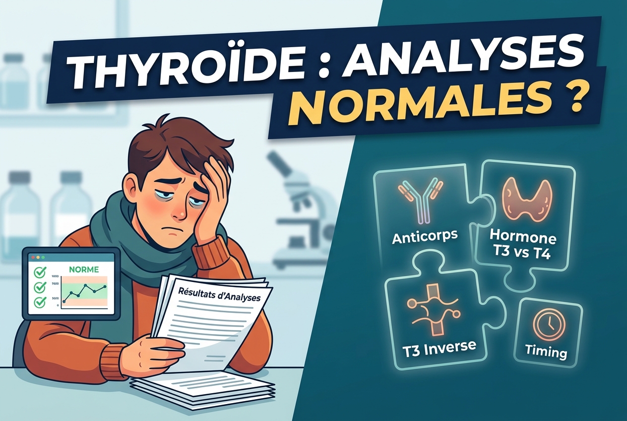 Des résultats thyroïdiens normaux peuvent cacher un vrai problème