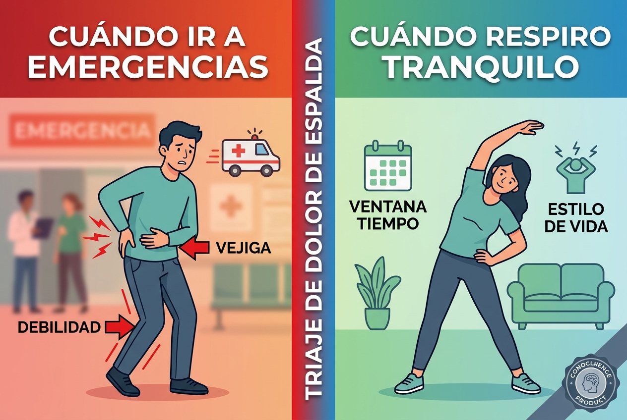 Cuándo el dolor de espalda es una emergencia y cuándo no