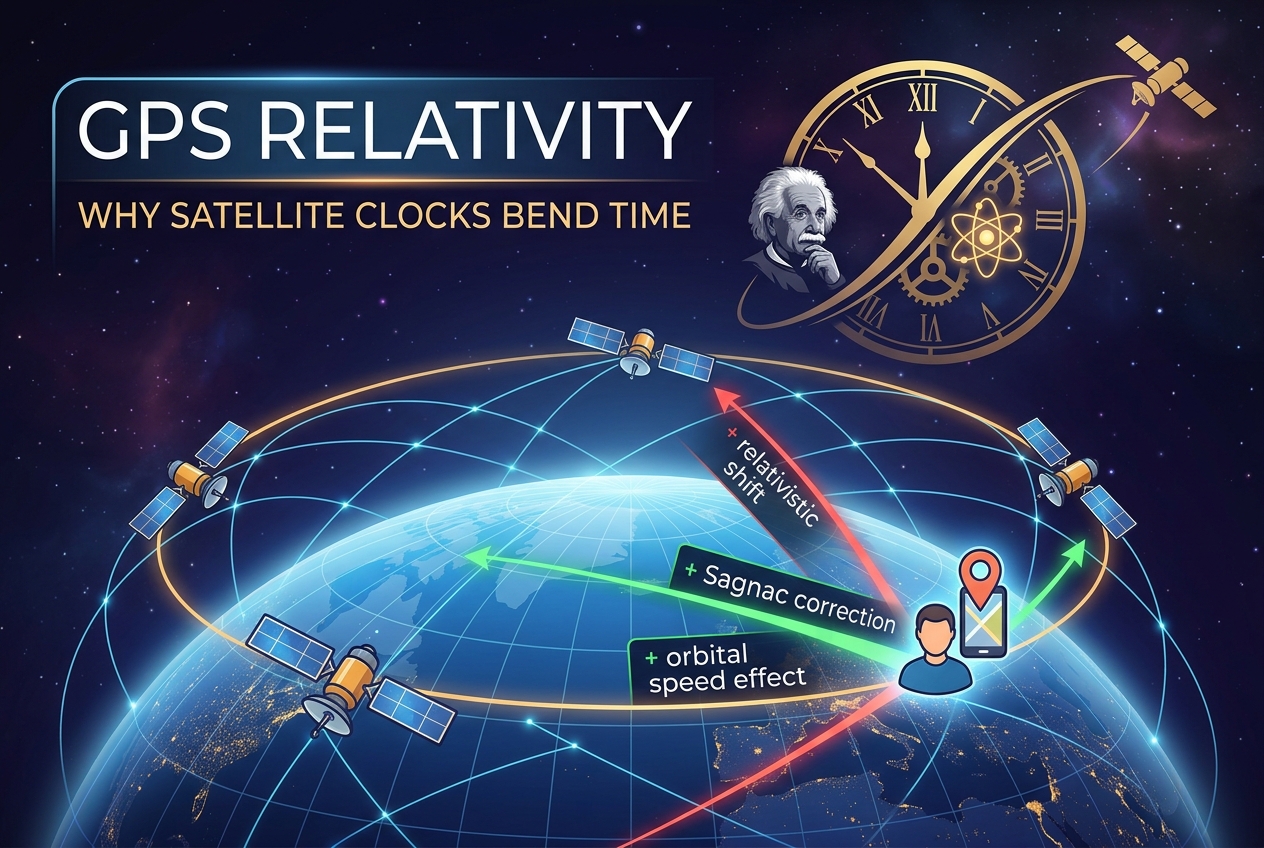 Tu GPS necesita la relatividad de Einstein para decir la hora correctamente