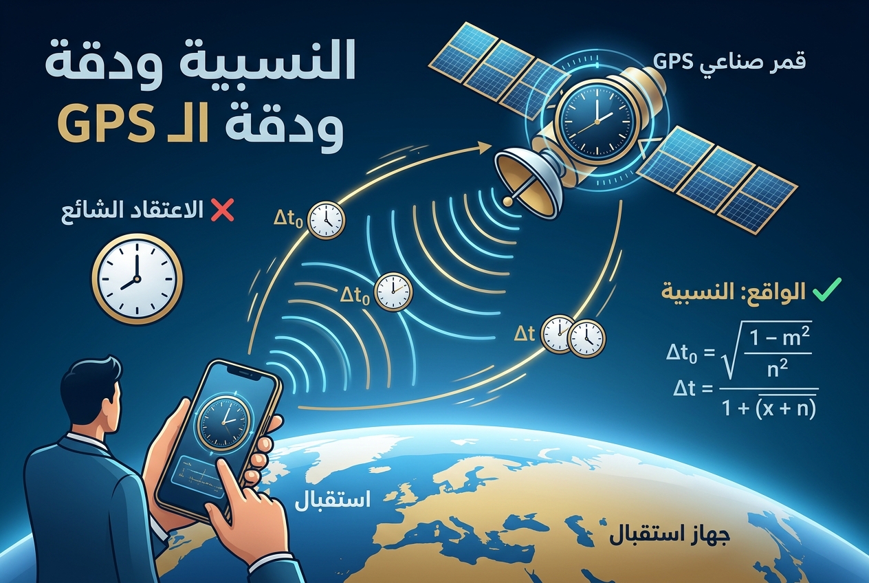 نظام تحديد المواقع يحتاج إلى نسبية أينشتاين لضبط الوقت بدقة