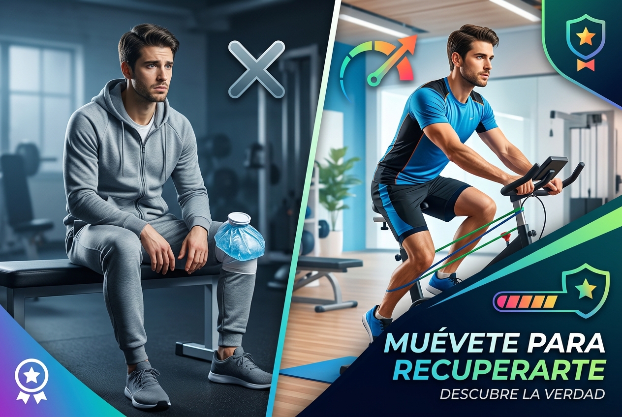El descanso y el hielo podrían estar ralentizando tu recuperación