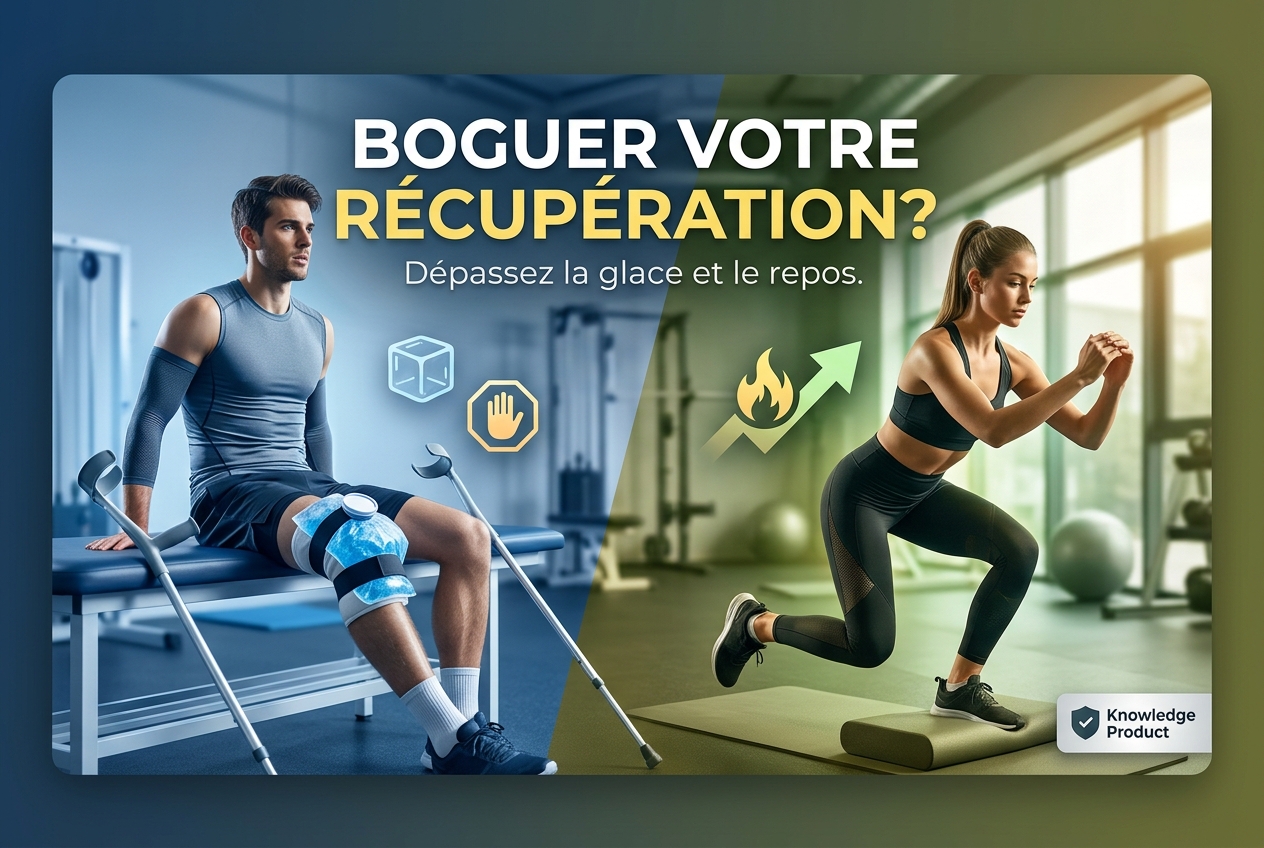 Le repos et la glace pourraient ralentir votre récupération