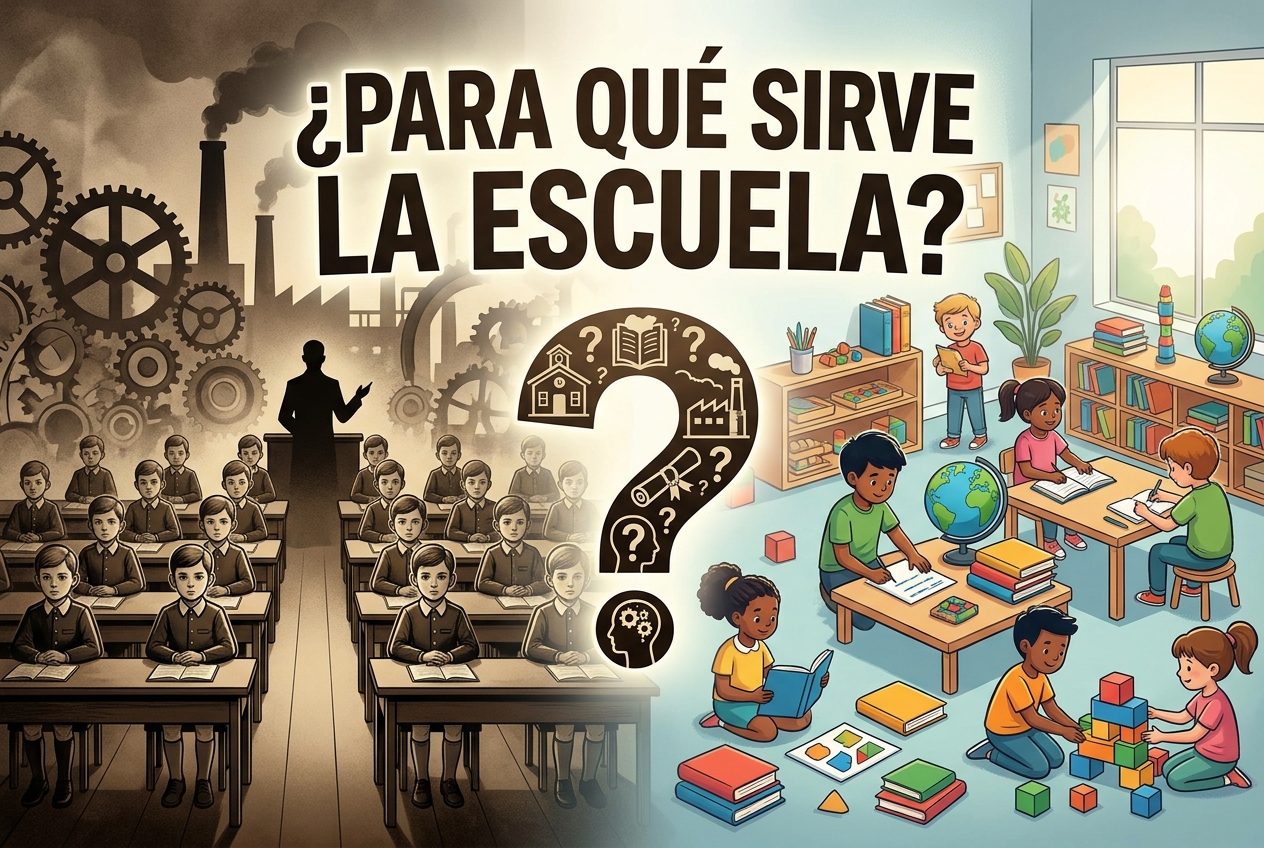 De dónde viene realmente la escuela obligatoria
