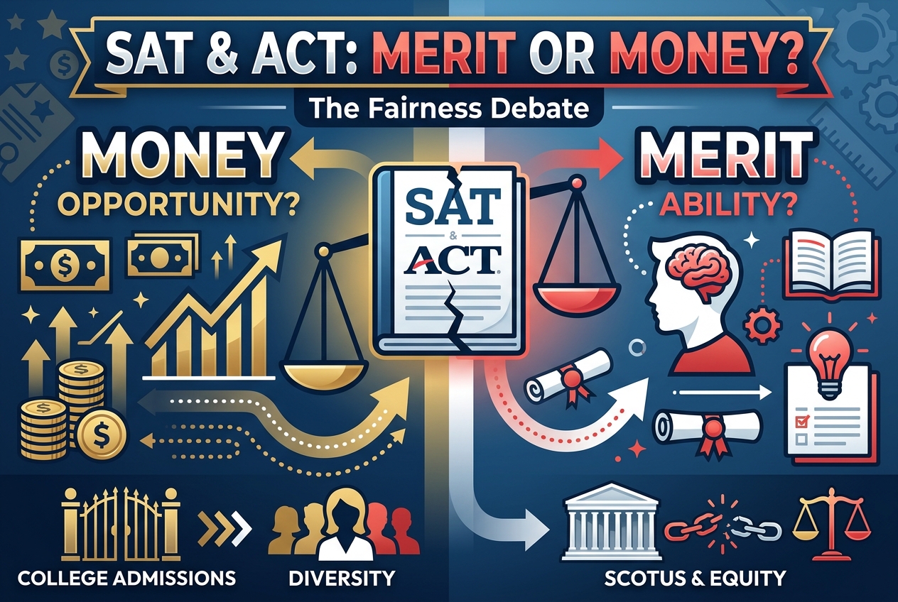 The SAT and ACT May Measure Money as Much as Merit