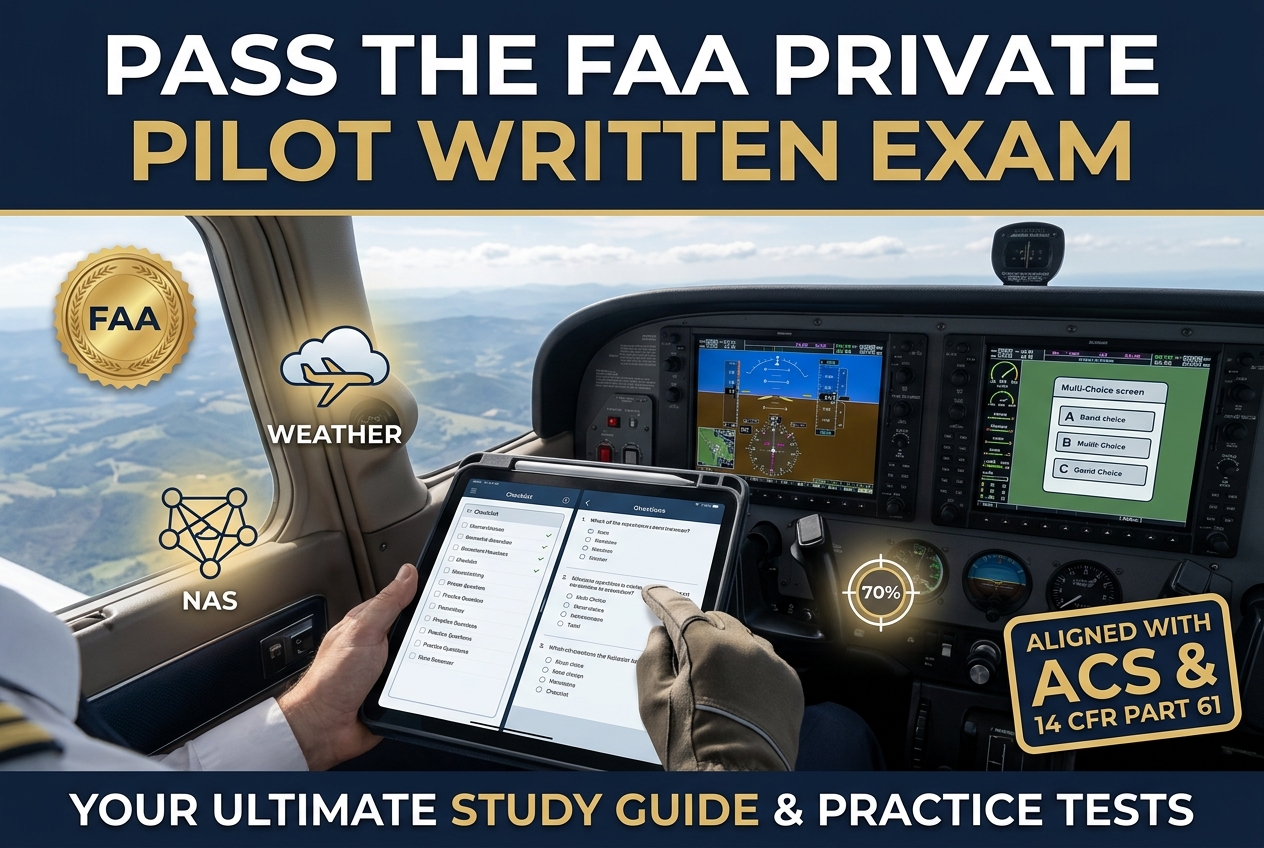Pass the FAA Private Pilot Written Exam