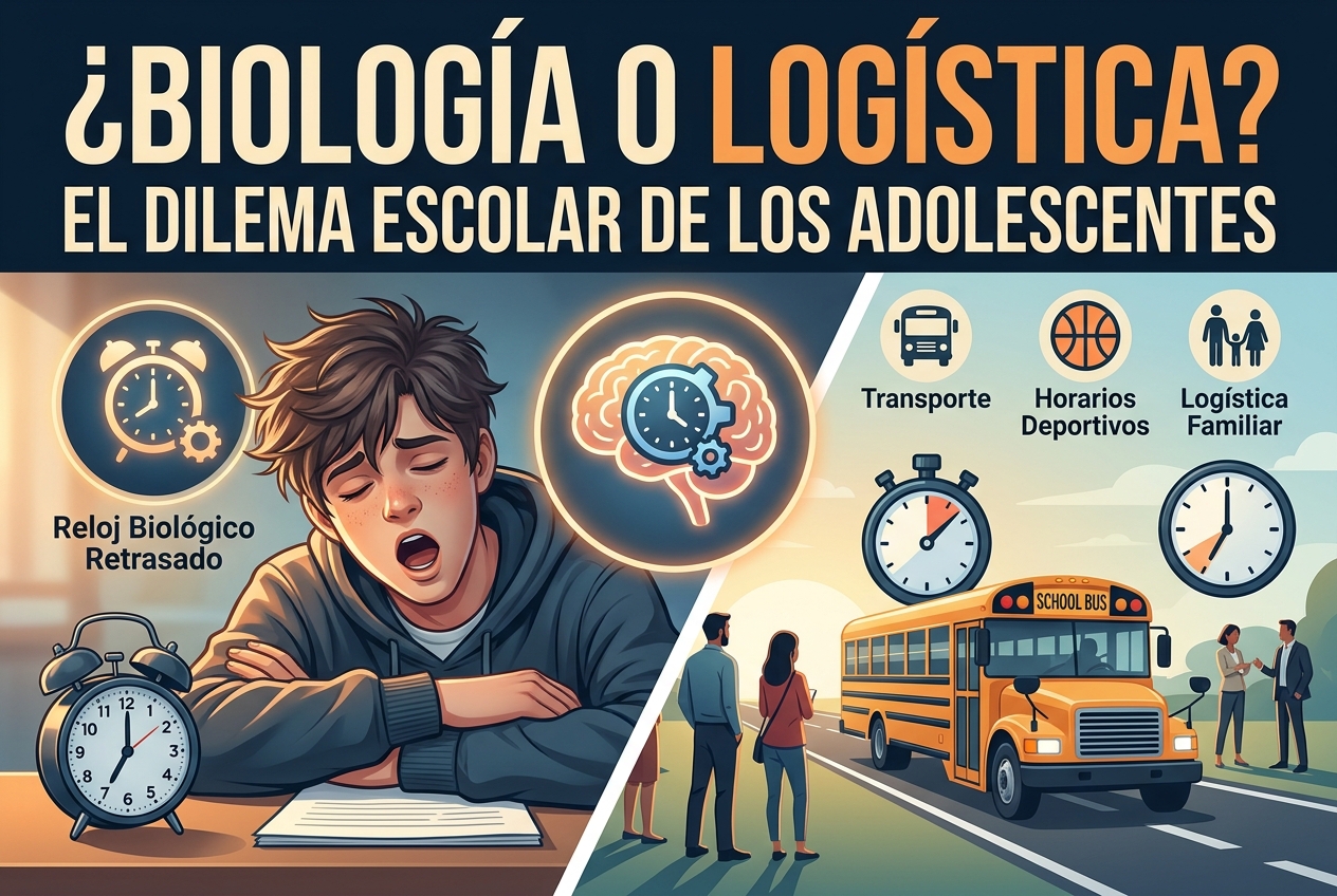 Los adolescentes se quedan dormidos en la primera hora por una razón