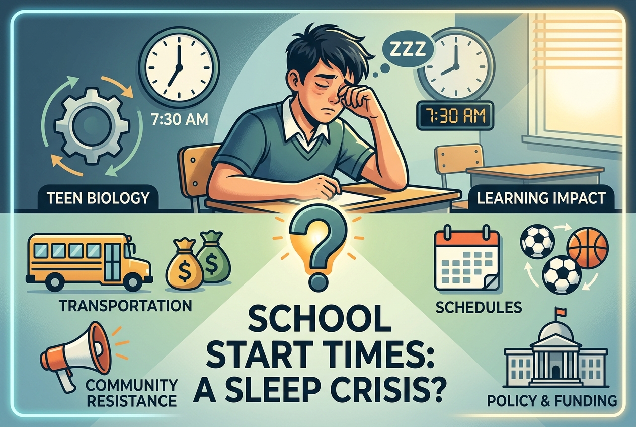 Teens Are Falling Asleep in First Period for a Reason