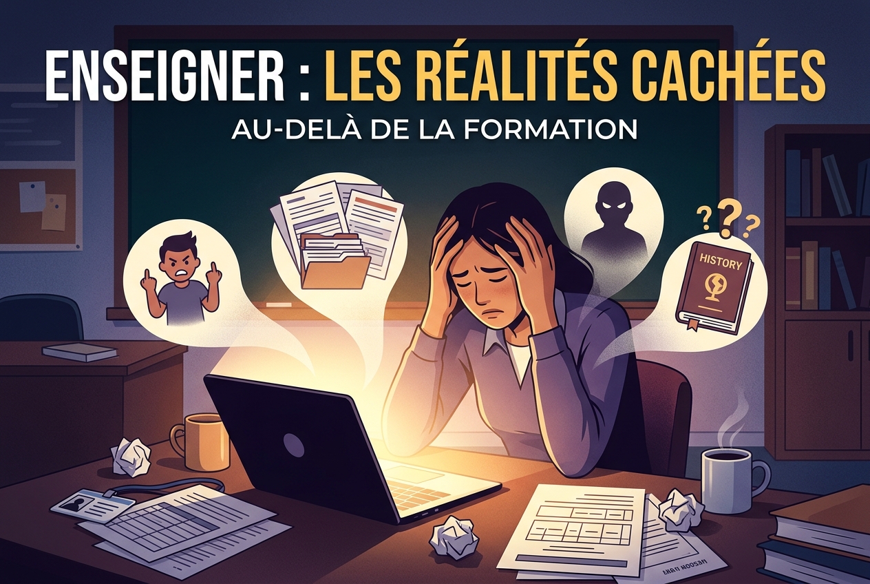 Ce que les nouveaux enseignants affrontent et que aucune formation ne leur prépare