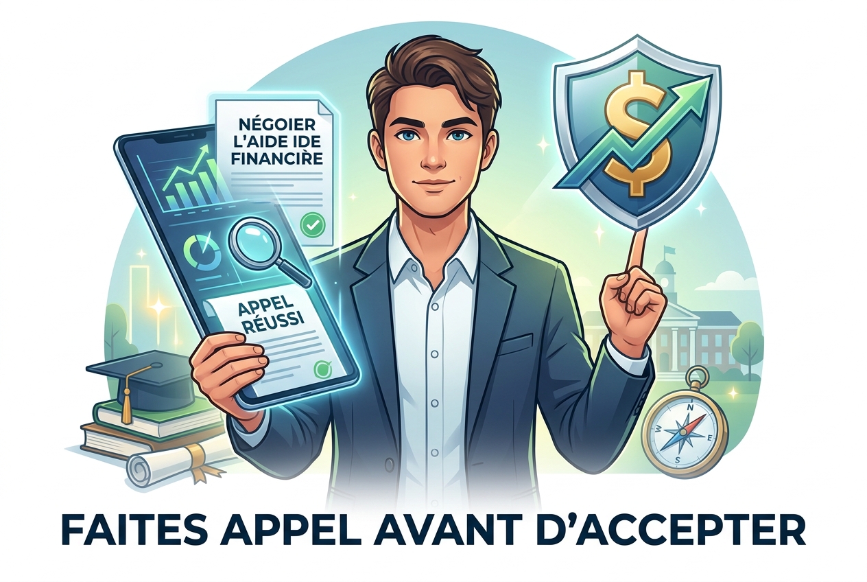 Vous devez faire appel de l’aide financière avant d’accepter pour réduire vos frais universitaires