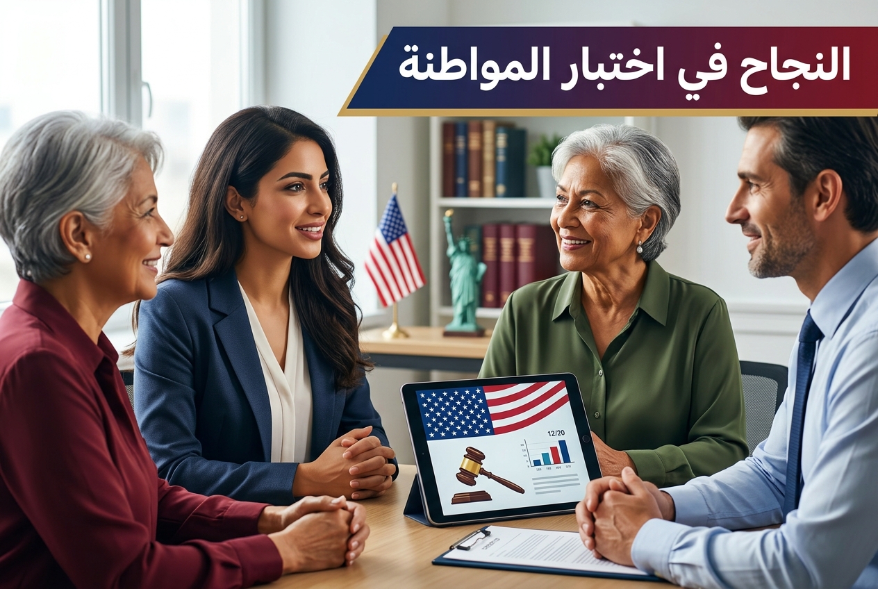 اجتياز اختبار المواطنة الأمريكية في الدراسات المدنية لعام 2025
