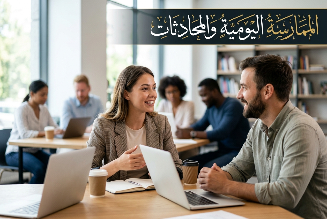 الممارسة المستمرة والمحادثات الحقيقية هما المفتاح لتعلم لغة بسرعة