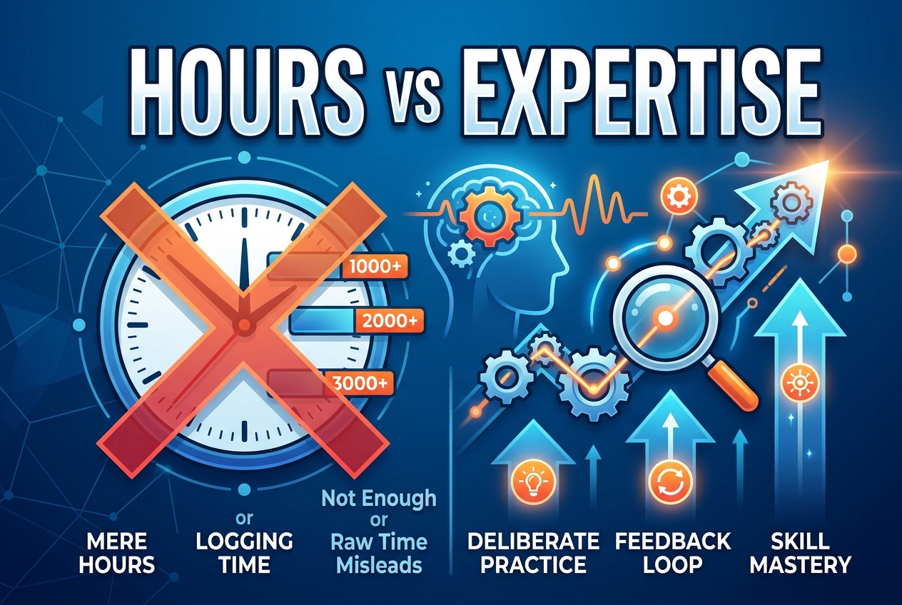 Why Just Putting in Hours Won't Make You an Expert
