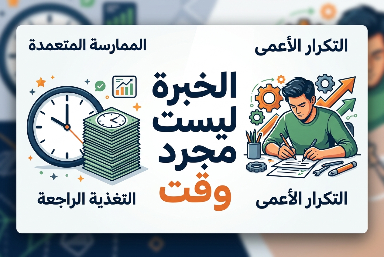 لماذا مجرد قضاء الساعات لا يجعلك خبيرًا