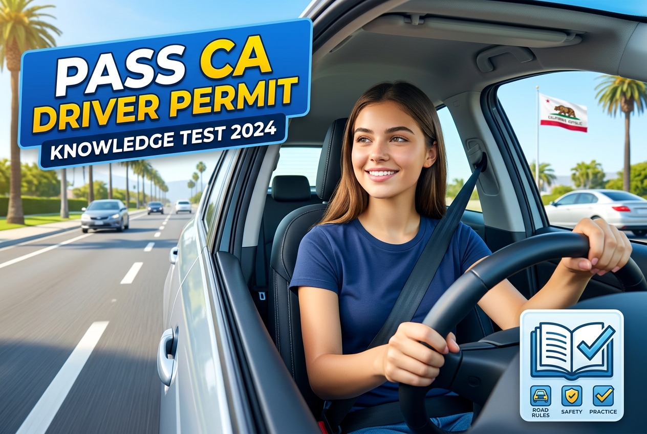 Pass the California Driver Permit Knowledge Test