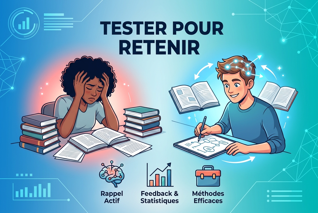 Pourquoi se tester soi-même est plus efficace que relire