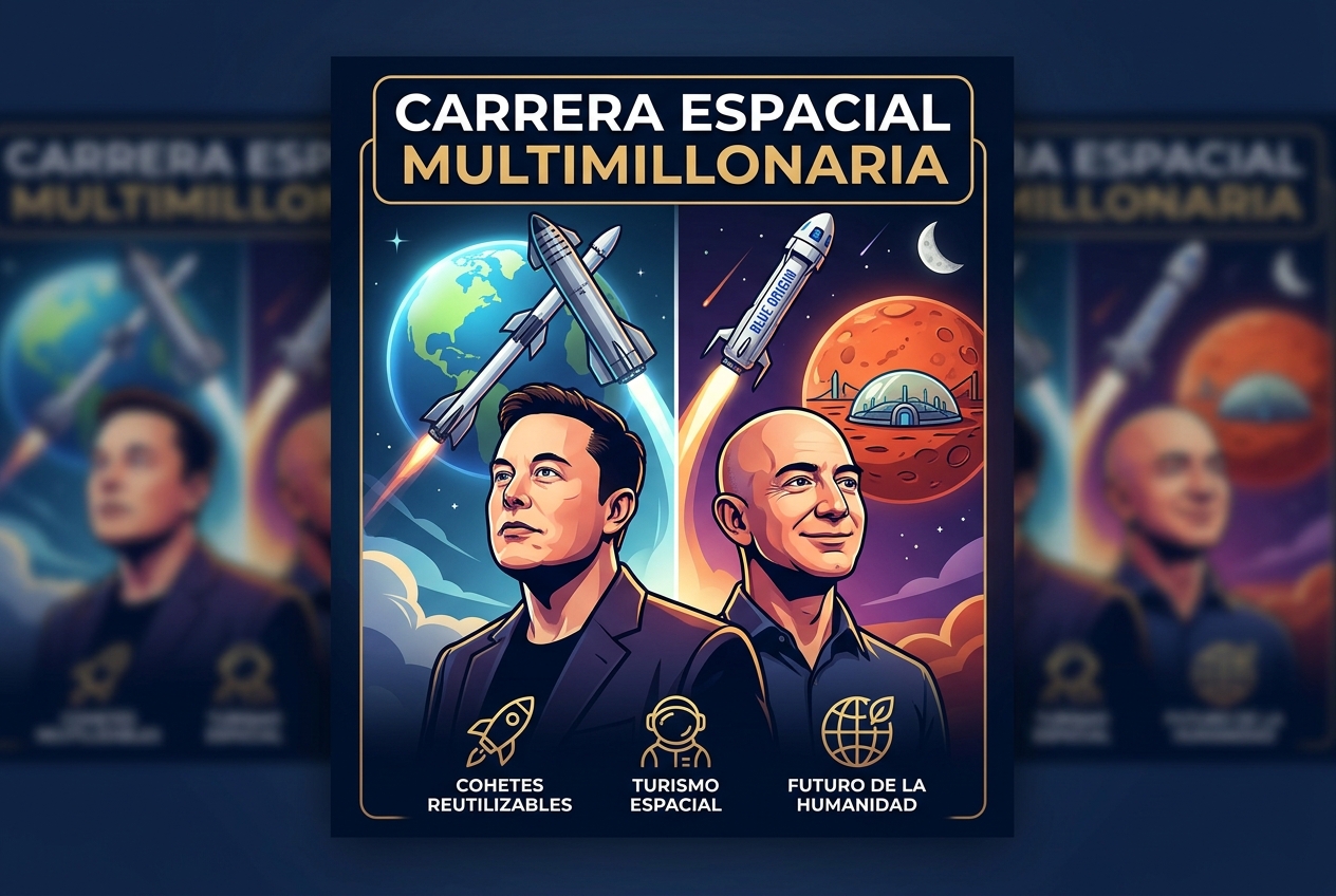 La carrera de los multimillonarios para convertir a la humanidad en una especie multiplanetaria