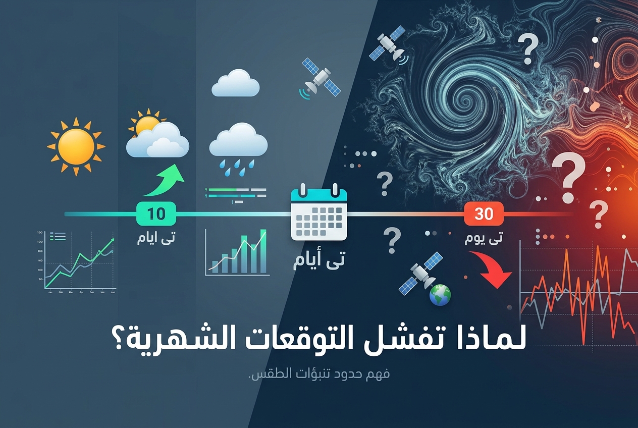 لماذا لا يستطيع أحد أن يخبرك بطقس الشهر المقبل