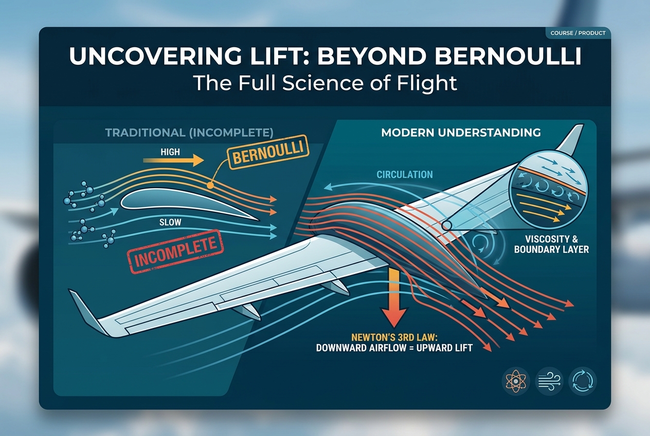 Why Bernoulli Alone Cannot Explain How Planes Fly