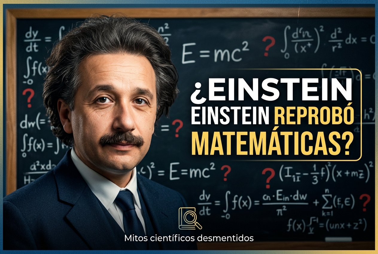 Einstein Nunca Reprobó Matemáticas, ¿Entonces Por Qué Lo Creemos?