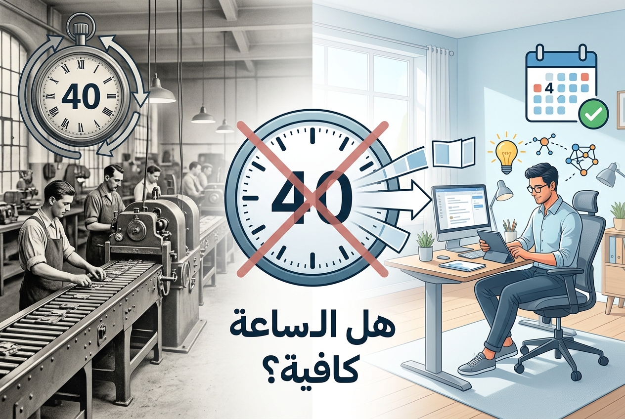أسبوع العمل الذي يمتد لـ 40 ساعة أصبح قديمًا