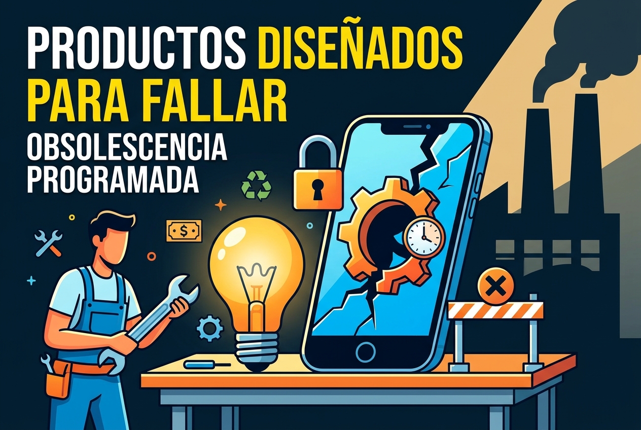 Las empresas acortan secretamente la vida útil de los productos para obligarte a comprar más
