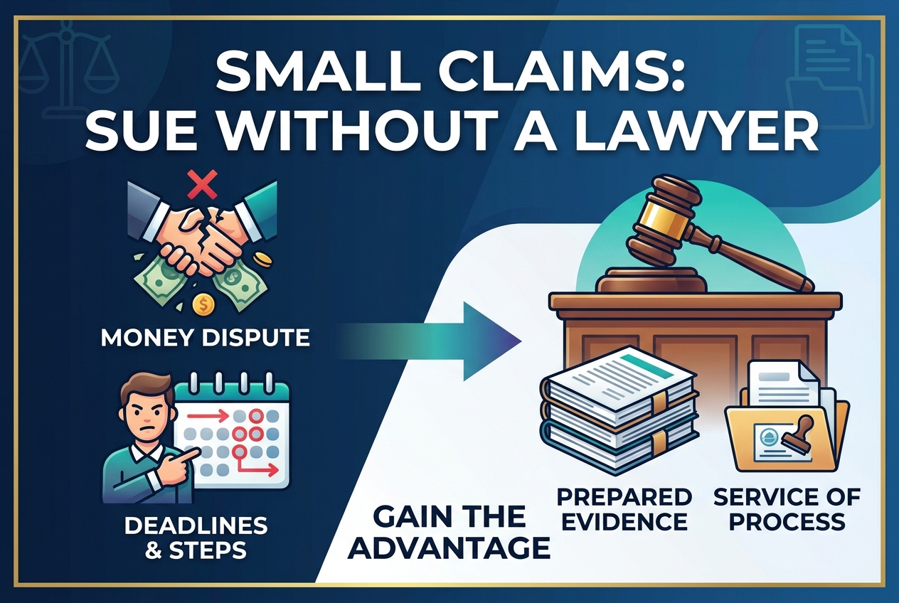Suing Someone Over Money Without Hiring a Lawyer