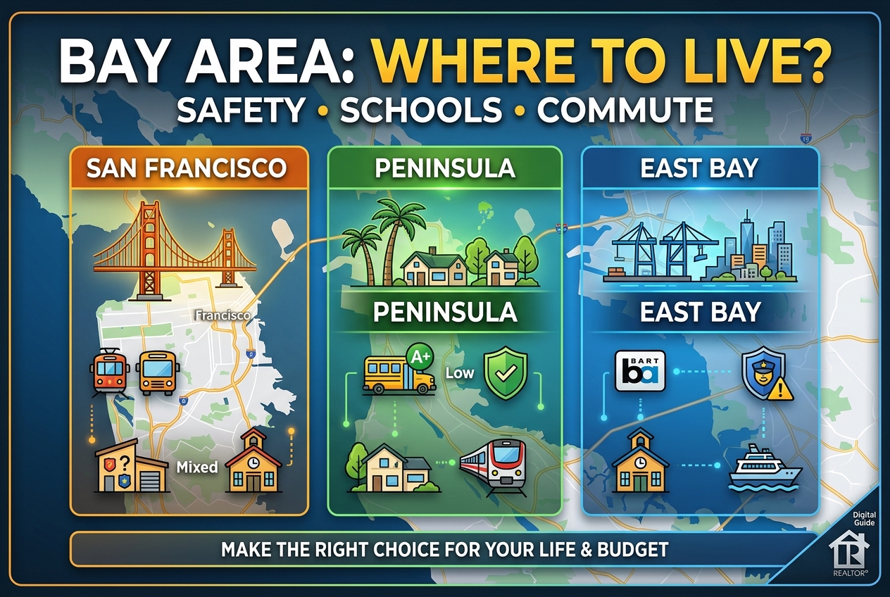 Where Safety, Schools, and Commute Shape Bay Area Living Choices