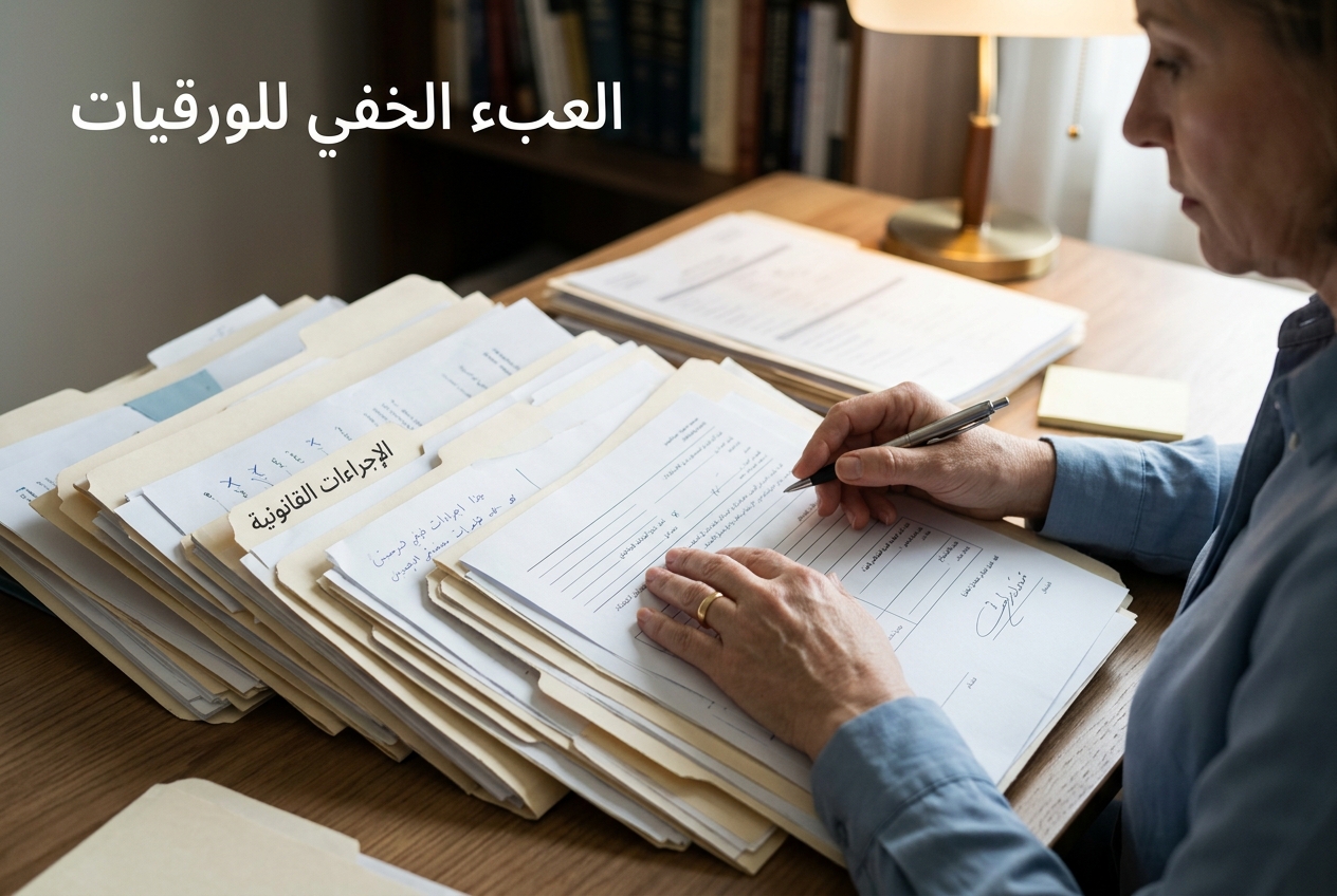 لا أحد يحذرك من كمية الأوراق التي تلي وفاة الوالد
