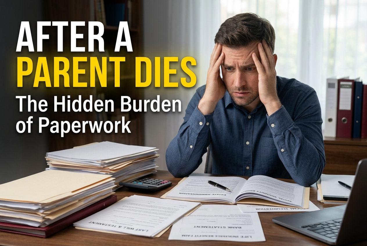 Nobody Warns You How Much Paperwork Follows a Parent’s Death