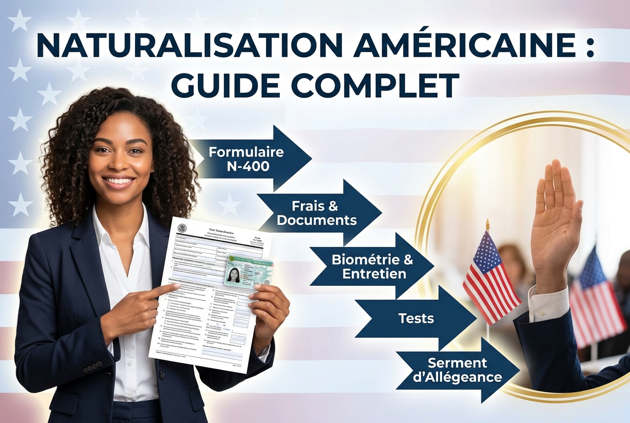 Complétez le processus de naturalisation américaine du formulaire N-400 au serment