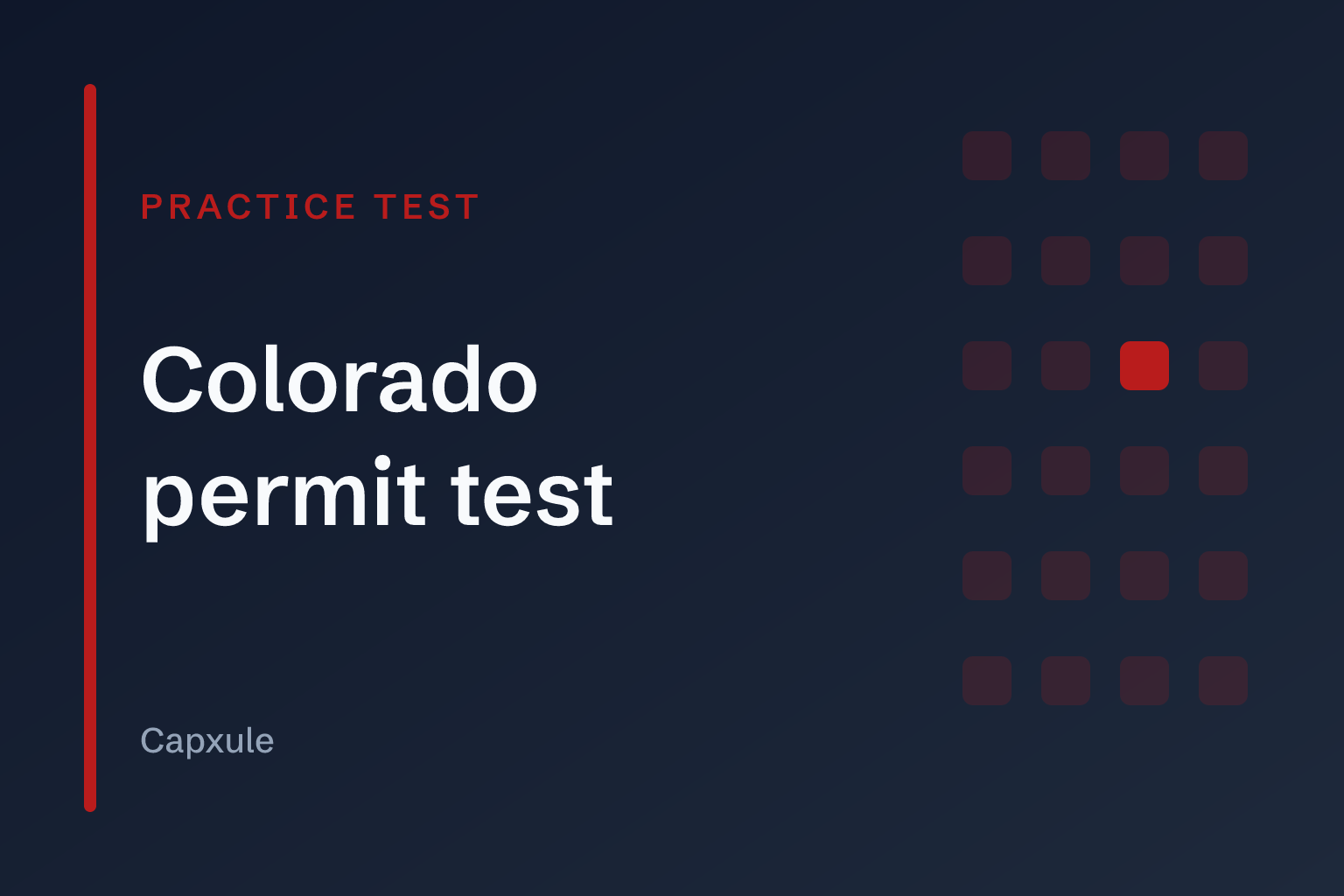 Colorado permit test: practice test with original questions from the driver handbook