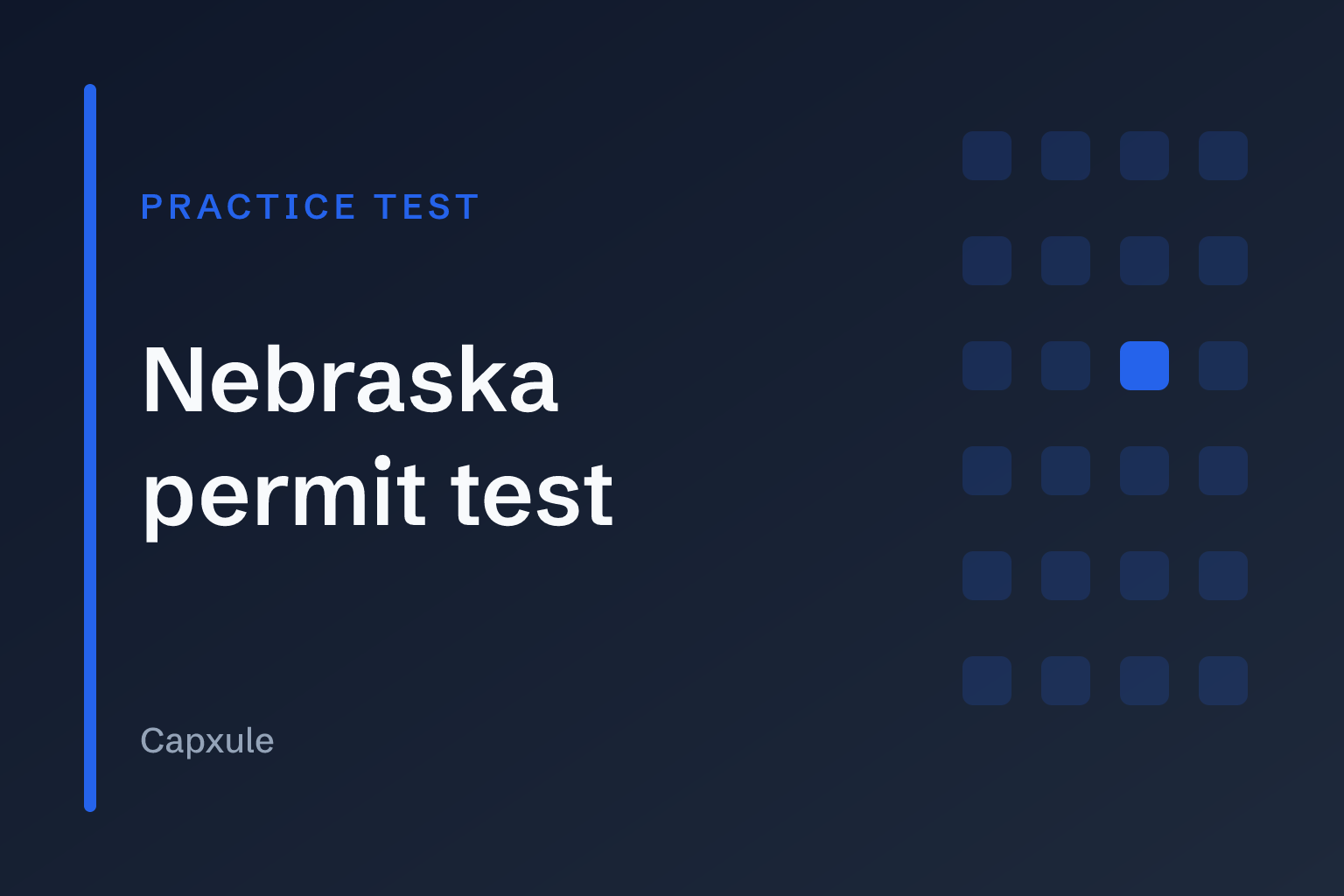 Nebraska permit test: practice test with original questions from the driver handbook