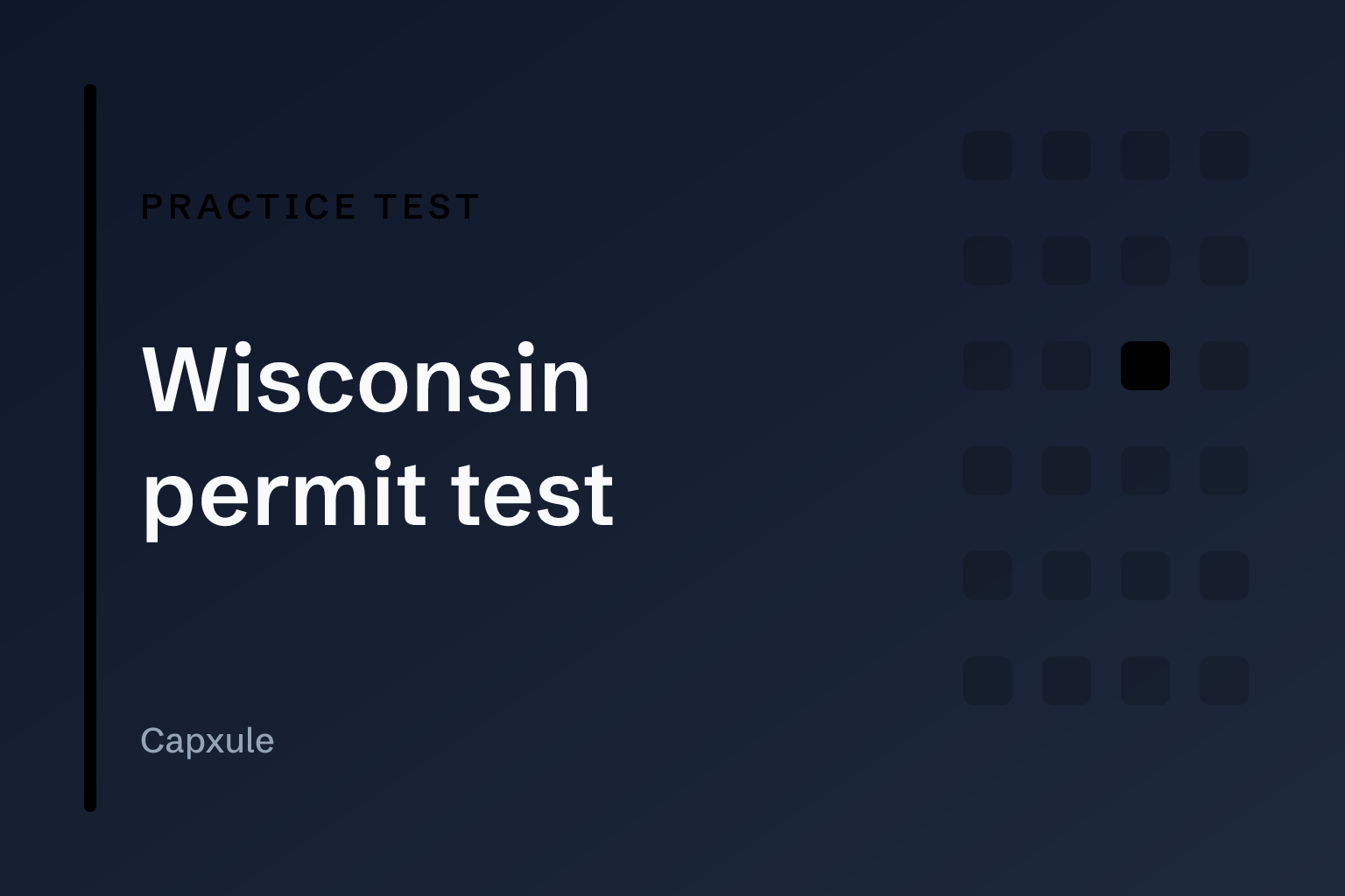 Wisconsin permit test: practice test with original questions from the driver handbook