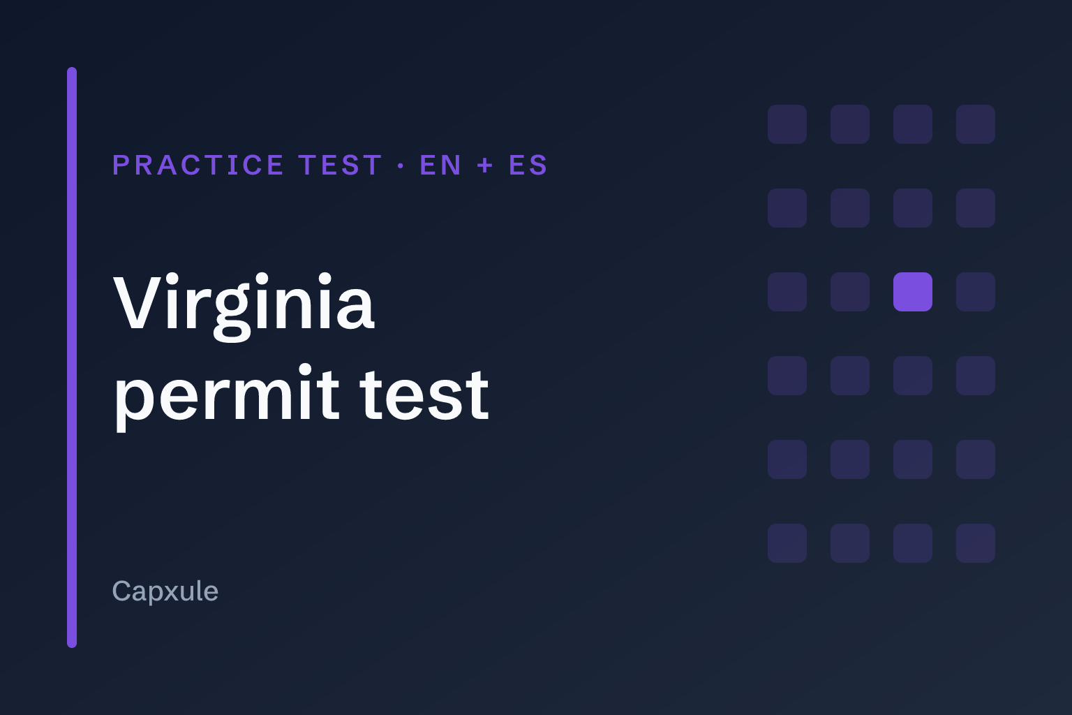 Virginia permit test: practice test with original questions from the driver handbook