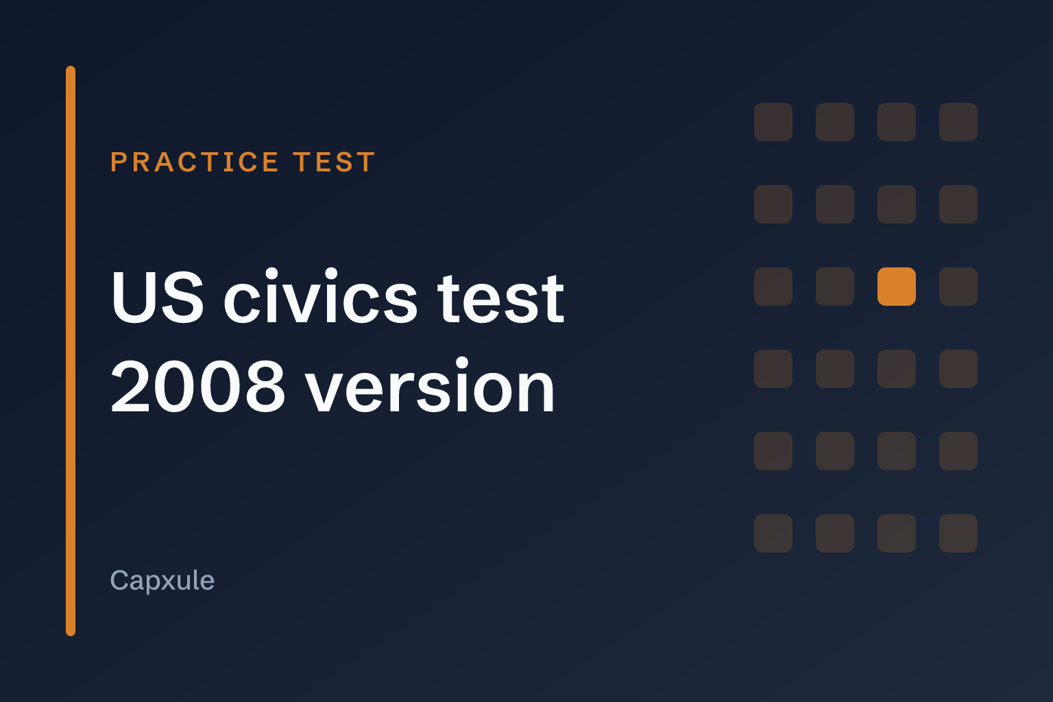 US civics test (2008 version): practice test with the 100 USCIS questions