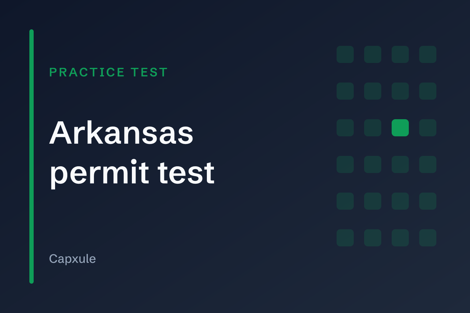 Arkansas permit test: practice test with original questions from the driver handbook