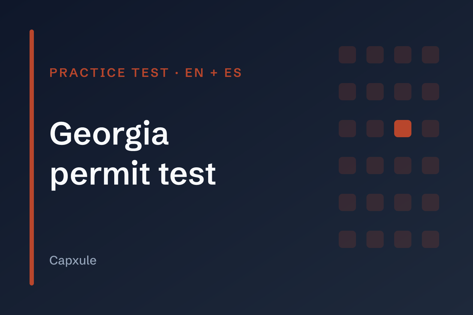 Georgia permit test: practice test with original questions from the driver handbook