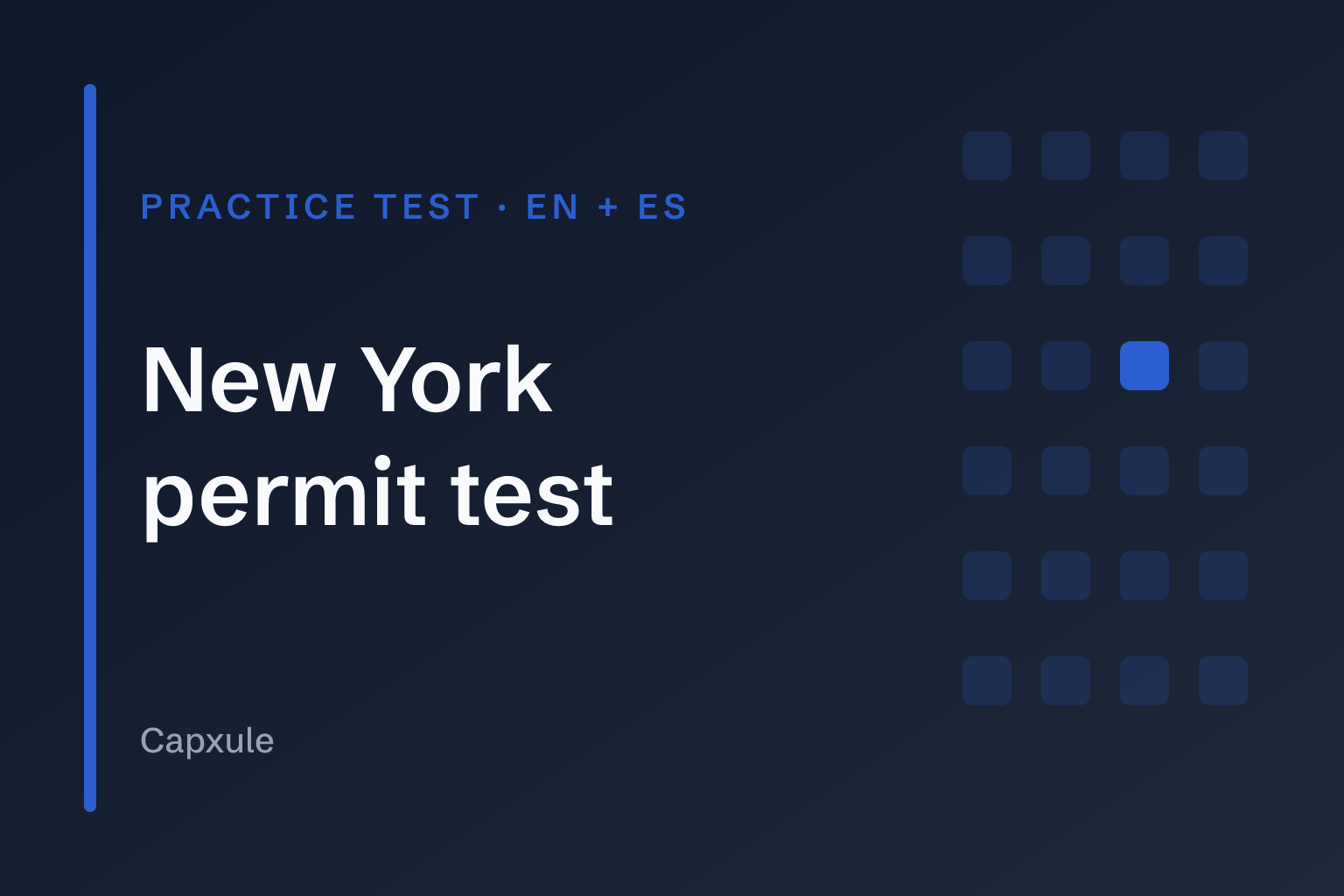 New York permit test: practice test with original questions from the driver handbook